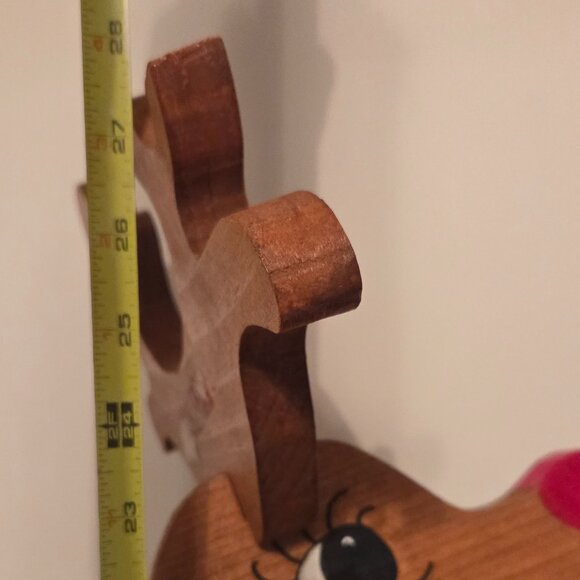 Vintage Wooden Reindeers - Christmas - Homemade (3) - Picture 4 of 9